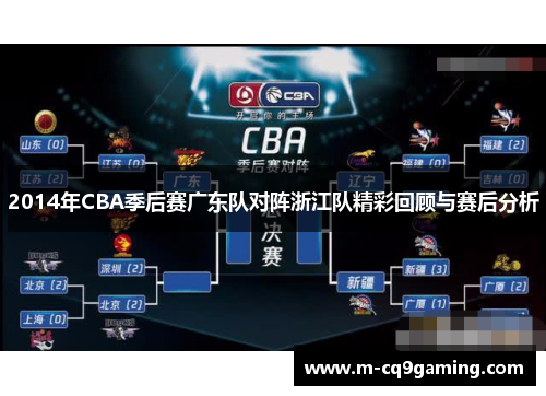 2014年CBA季后赛广东队对阵浙江队精彩回顾与赛后分析